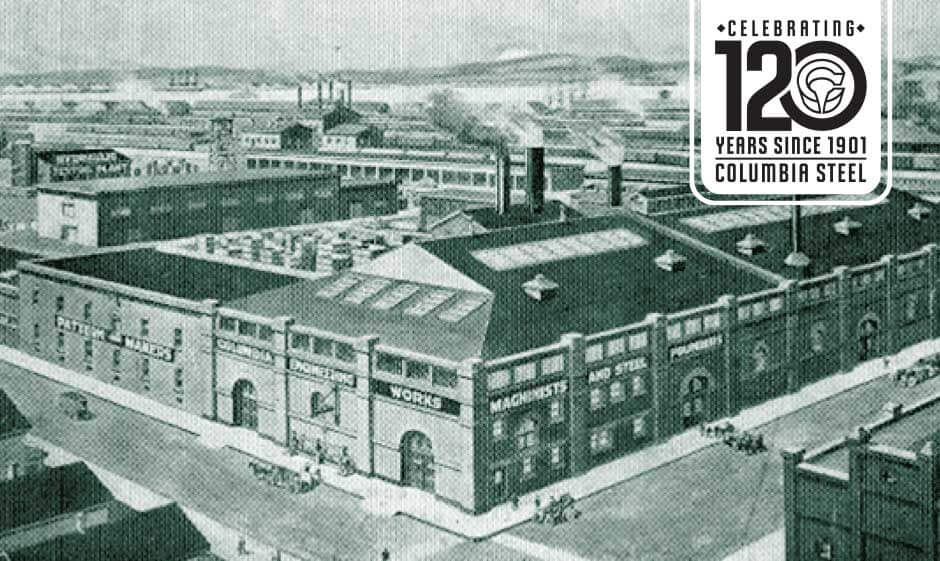 Columbia Steel was located at NW 9th and Johnson in Portland, Oregon, 1904 to 1962.