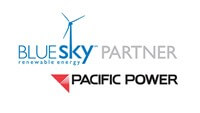 PacifiCorp's Blue Sky renewable energy development program logo