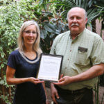 Pictured left to right: Cheryl Carter, PacifiCorp Account Representative, and Bruce Schacht, Columbia Environmental Engineer.