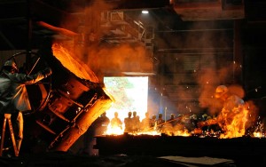 Desktop wallpaper - In the foundry at Columbia Steel