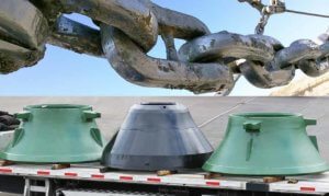 Surface mine operators choose Columbia Steel wear parts for draglines and crushers because they provide long wear life for a lower cost per ton