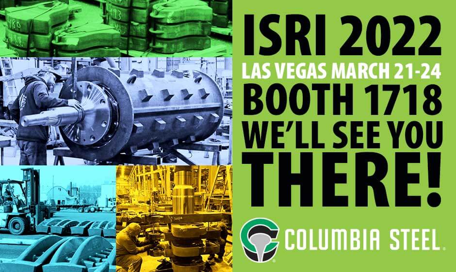 Columbia Steel looks forward to ISRI 2022. See you there!