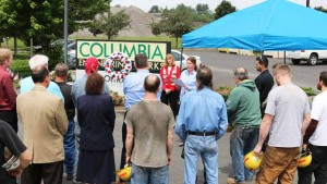 Columbia Steel employees gather to remember family and friends for Memorial Day